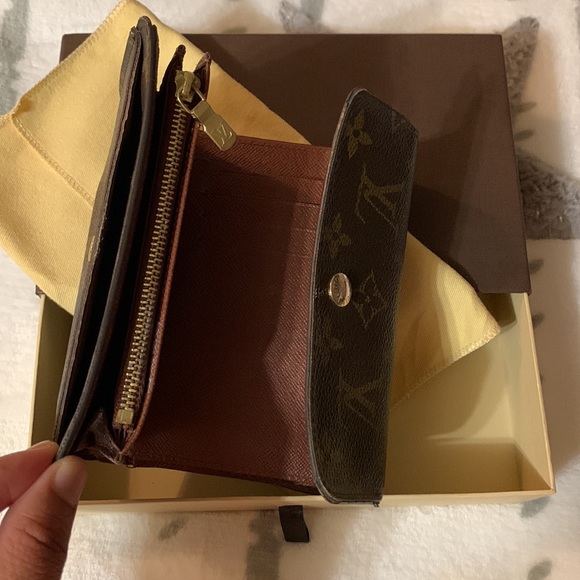 🤎🧡🖤🧡🤎🎁🎄💯 % AUTHENTIC LUIS VUITTON MONOGRAM CANVAS WALLET🤎🧡🖤🧡🤎 - Picture 5 of 13